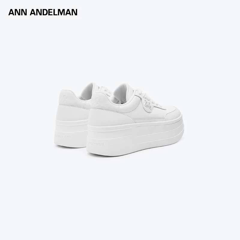 ANN ANDELMAN Arcade Blanc кроссовки на толстой подошве белые, обувь с подъемом для женщин, городской стиль