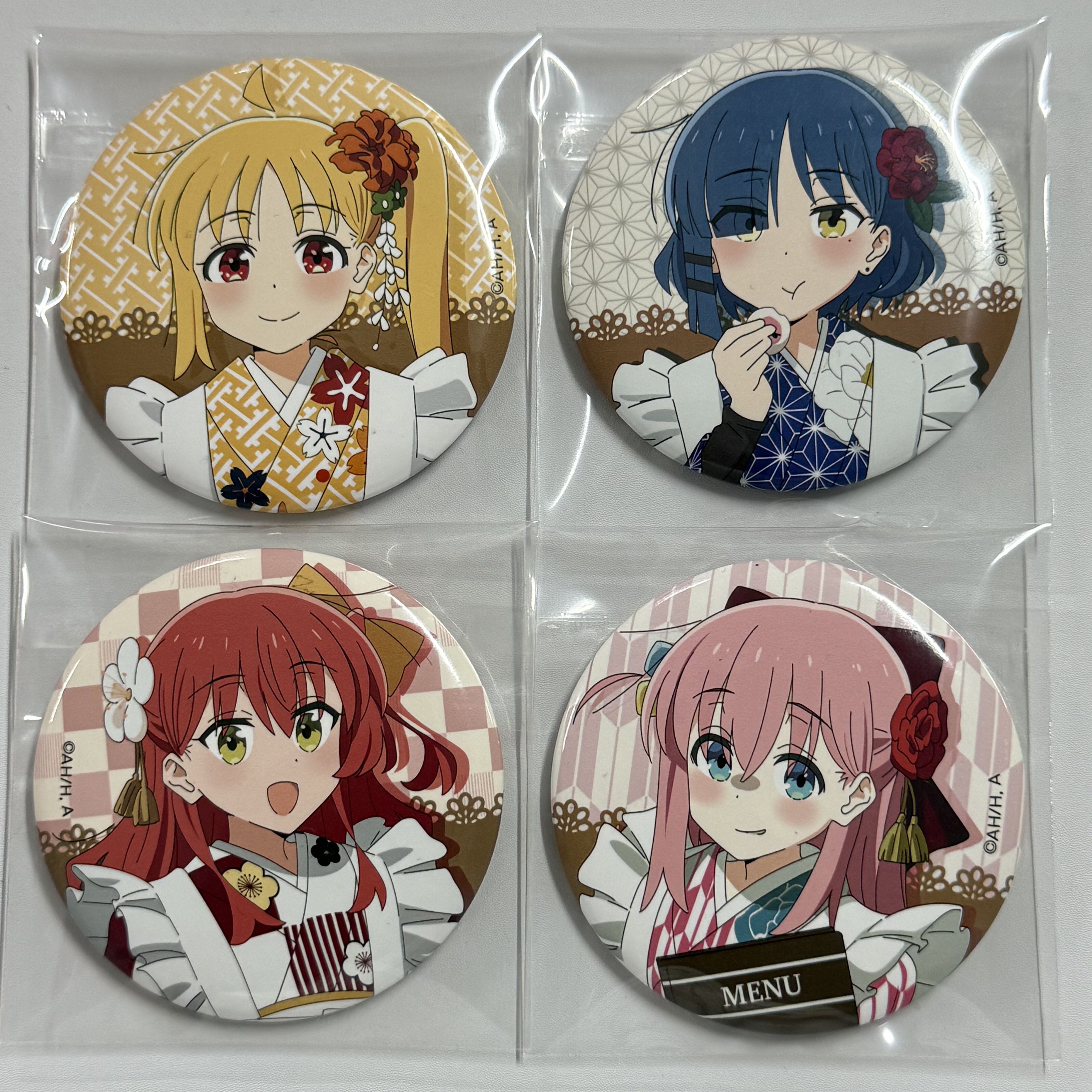 Rigu Genuine Lonely Rock Kimono Badge Yamada Ryo Merchandise Ikeda Yutai Badge Goto Ichiri