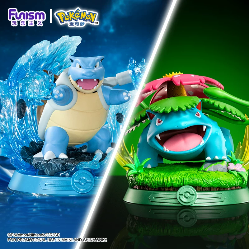 Коллекция игривости Фигурка Pokémon GK Чарizard Statue Модель О ornament Water Arrow Turtle Miao Frog Flower