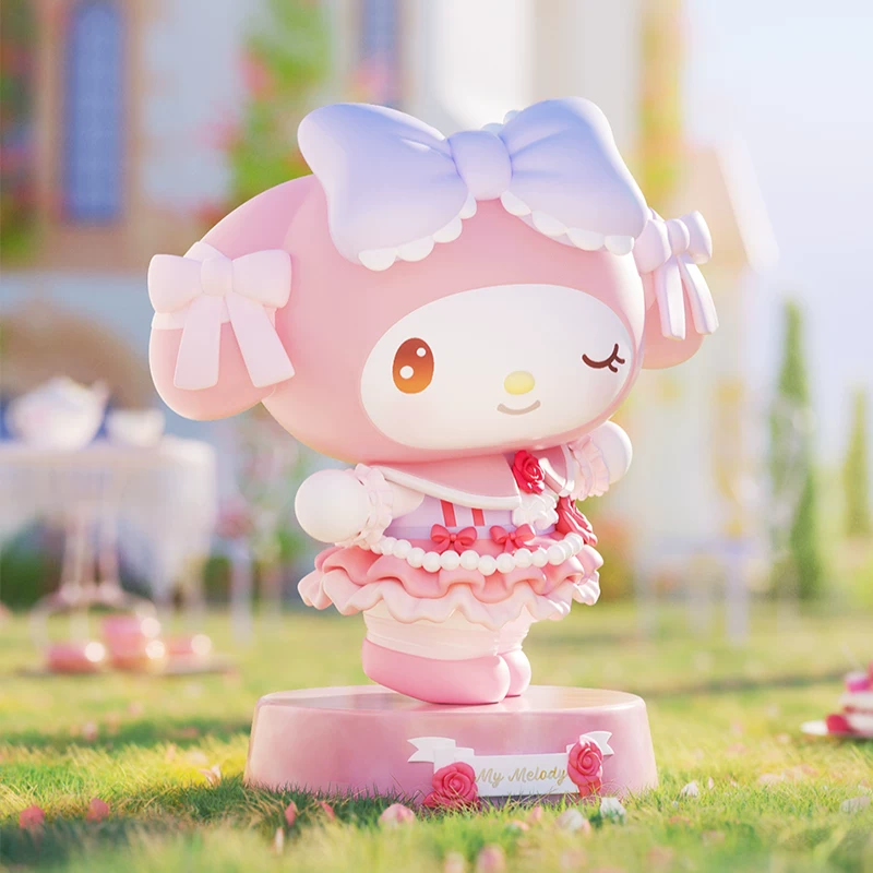 Игривый реалистичный фи́гурка Санрио настоящая Фигура Куроми Мелоди декоративные принадлежности 520 подарков для девушки/подруги
