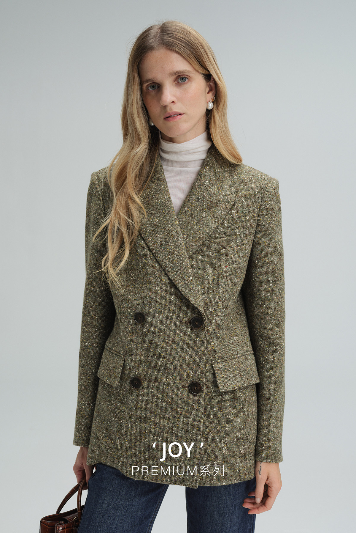 Japanese Wool Tweed Jacket: Premium Suit Joy Series - Taobao product photo 6