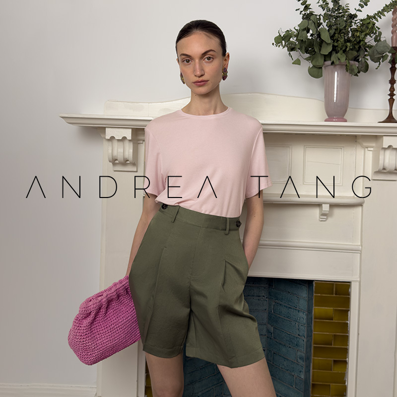 Andrea Tang|Shorts Adele|French Casual Suit Shorts Wrinkle-Resistant Bermuda Shorts for Summer Andrea Tang|Shorts Adele|French Casual Suit Shorts Wrinkle-Resistant Bermuda Shorts for Summer