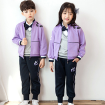 Kindergarten Garden Uniform Spring Autumn Winter Suit Elementary School Childrens School Uniforms Children Banfu Sportswear three sets of Inn Wind Wind