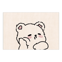 Bedroom bedside carpet under the bed anti-fall baby thickened bedside mat baby crawling soft cushion childrens home living room