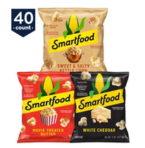 American Smartfood popcorn White Cheddar sour cream Onion spicy flavor