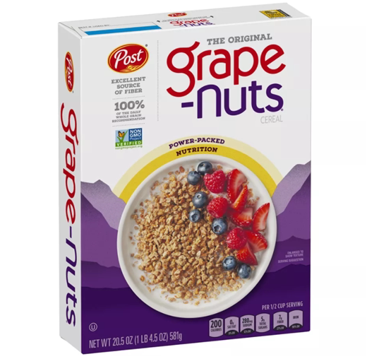 US Post's Grape-Nuts Instant Breakfast Cereal 581g