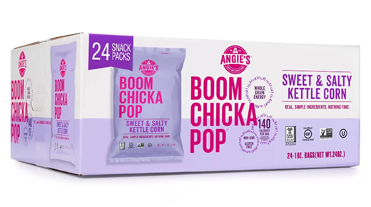 Angies Boomchickapop Sea Salt Cheese Cheddar Corn Popcorn 125g