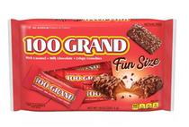 USA 100 Grand Fun Size Caramel Milk Chocolate 283 4g