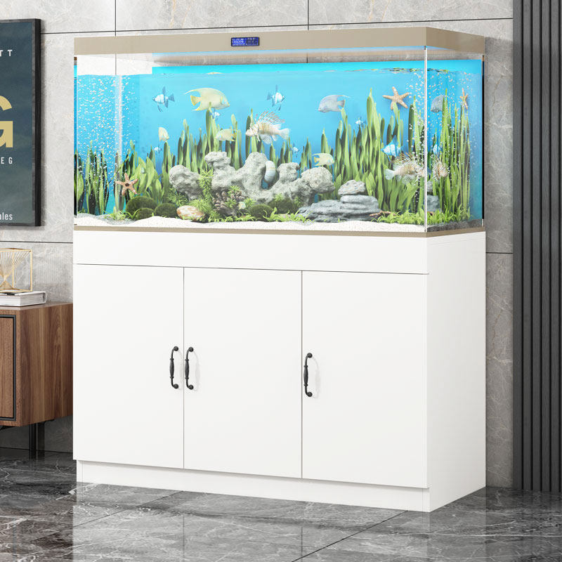 Fish tank cabinet bottom cabinet small and medium-sized living room aquarium load-bearing base non-solid wood table European fish tank shelf floor cabinet