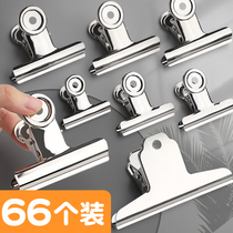 Clip stationery fixed Wanuse finishing clip Stainless Steel Iron Small Ticket According To Clip Large Number Small Clip Small Clip File Home Multifunction Metal Butterfly Ticket Clip Office Supplies Tool Assorting