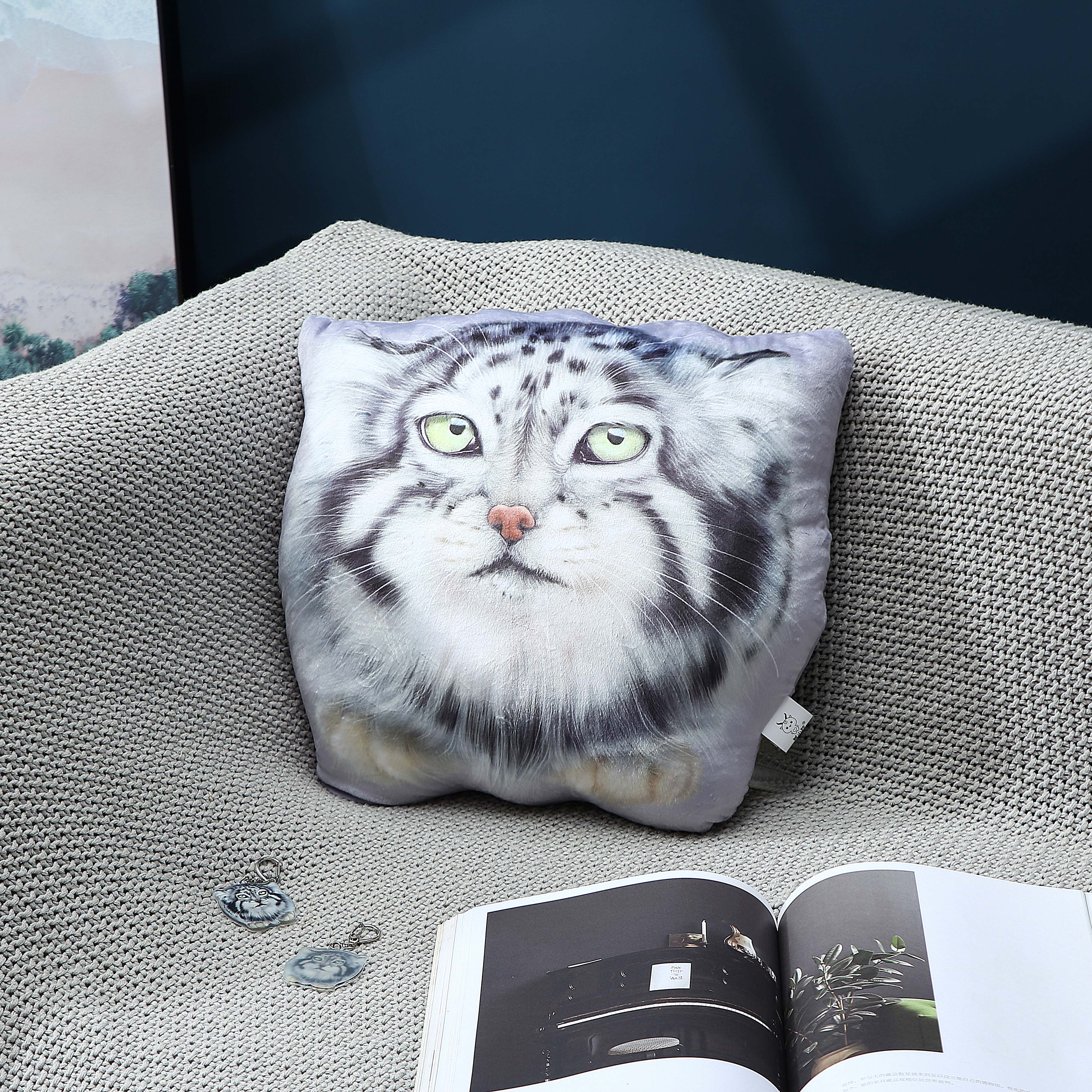 Net red rabbit cat shaped pp cotton sofa simple and comfortable plush removable and washable pillow waist pillow