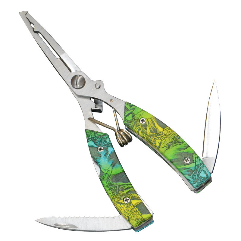 Outdoor Luya tongs multi-function fish control device multi-use fishing line scissors to pick up fish clips fishing equipment