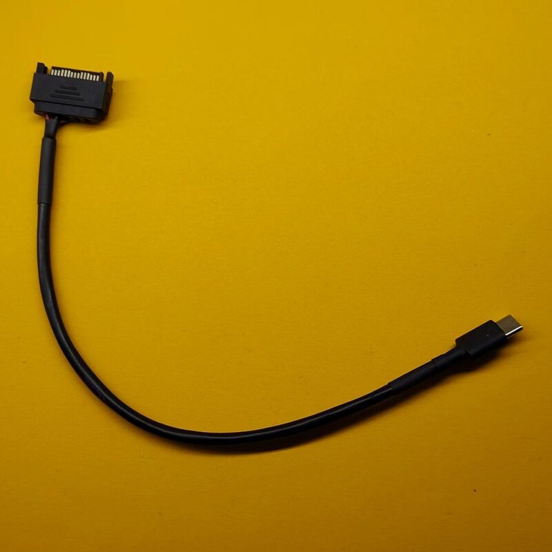 Hard Drive Sata Male to Type-C Male Power Supply Cable Portable Screen Chassis Secondary Screen 12V 5V Hard Drive Sata Male to Type-C Male Power Supply Cable Portable Screen Chassis Secondary Screen 12V 5V