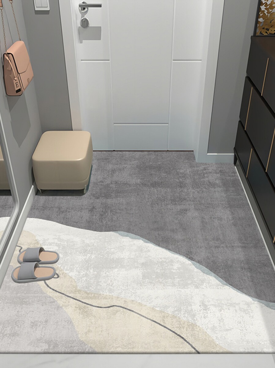 High-end inlet door mat lightly luxury modern inlet pad home with living room carpet anti-slip customizable