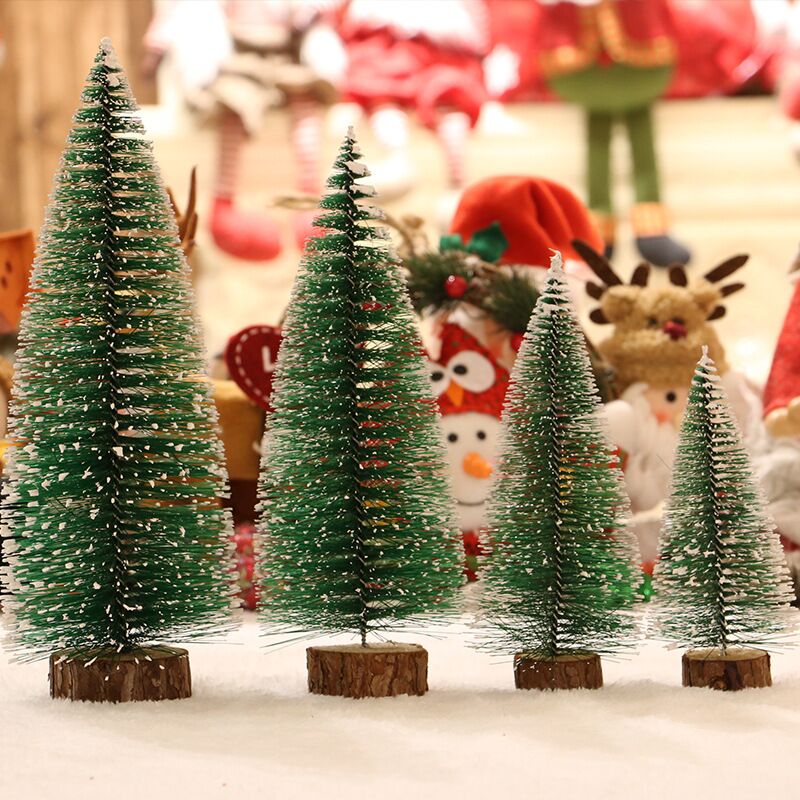 Model containing box accessories Pine Blind Box Scene shows Christmas Snowloose