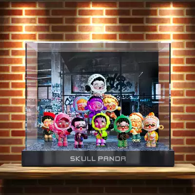Theme scene storage for bubble Matt skullpanda sp bear Meow boom series Transparent display box