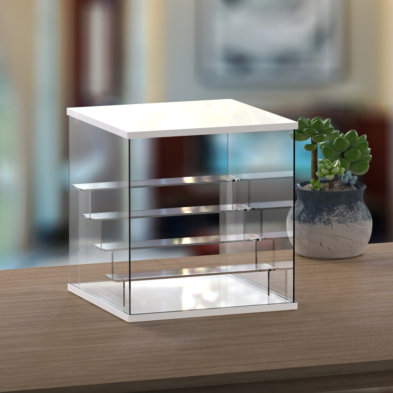 Bubble Mater Display Case Blind Box Shelf Containing Model Dollle High Transparent Dust Cabinet Acrylic