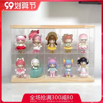 Acrylic blind box storage display stand hanging wall bubble Matt popmart dust cover bedroom Molly display box