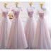 Hồng model 2019 bridesmaidwedding nhóm chị hồng ăn mặc Hàn Quốc phiên bản của chiếc váy buổi tối hiển thị mỏng mới 