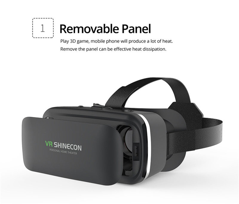 Умные очки vr shinecon-virtual reality headset para smartphone, smart p 007