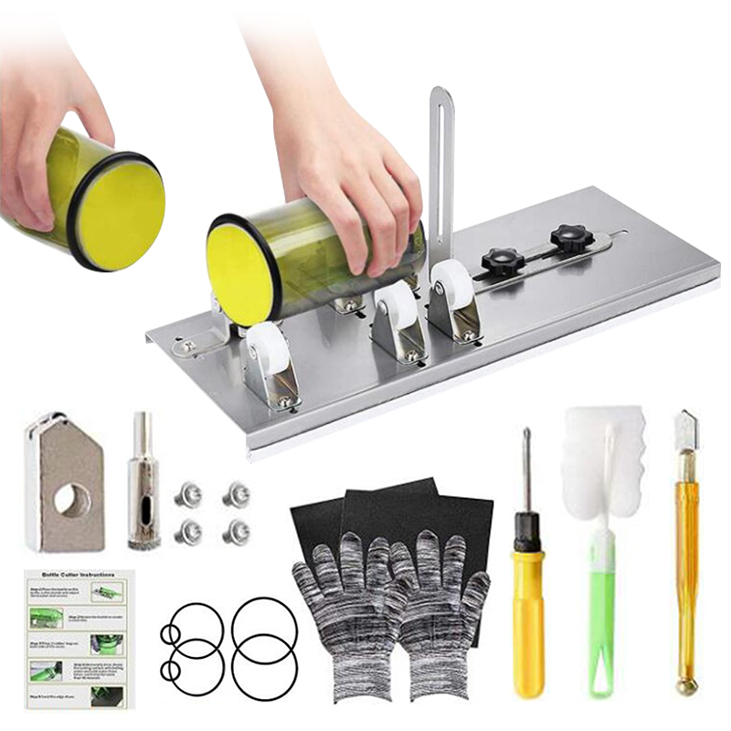 Lixing wine bottle ceramic cutter DIY tool red wine bottle cutting 5 rounds of stainless steel cutter