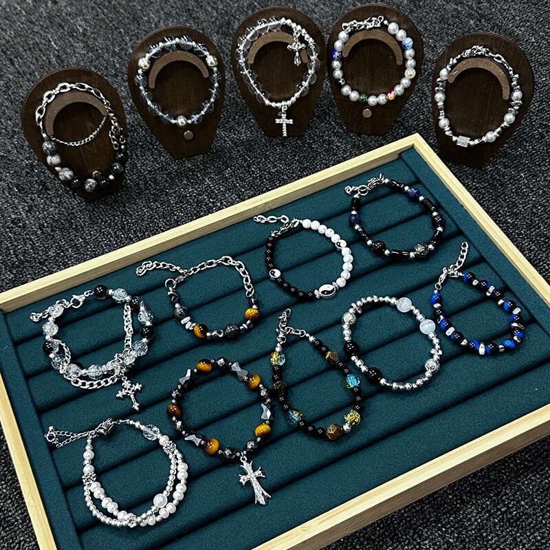 Ms | Original Bracelet Collection for Men and Women, Pearl Titanium Steel Hip-Hop Versatile Bracelets, Accessories for Pairing. Ms | Original Bracelet Collection for Men and Women, Pearl Titanium Steel Hip-Hop Versatile Bracelets, Accessories for Pairing.