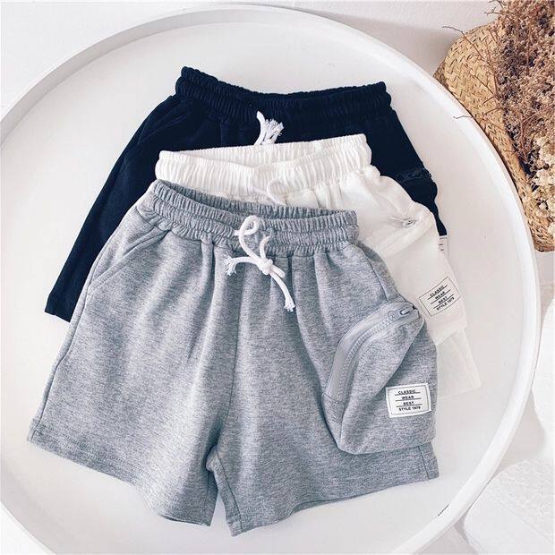 Boy's summer style 2022 new work pants CUHK children shorts casual loose 50% pants children Summer child load wave
