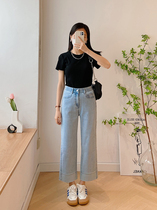 (Quiet shop) Classic return to field summer Divinity pants 150 small taller waist jeans 2022 summer