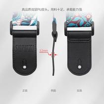 Professional folk electric guitar strap thickened and widened shoulder strap bass classical ukulele strap 41 inches