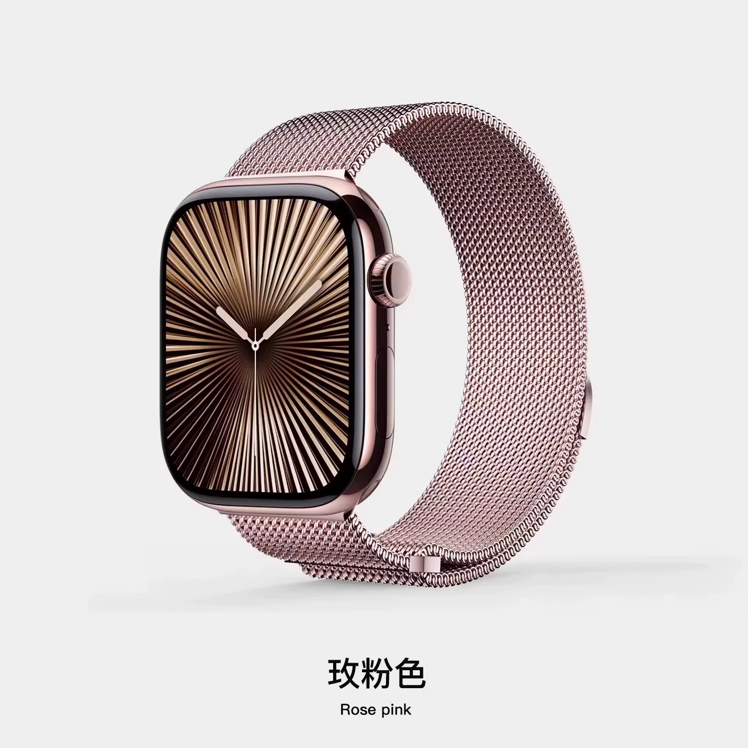Подходящий ремешок для iwatch11, S9, Apple S10, часы S8, Миланский стиль, металлический, SE, умные часы