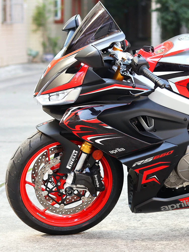 Подходит для Aprilia RS660 китайская версия наклейки изменённая наклейка цвет корпуса декоративная подтяжка цветок принт версия цветок