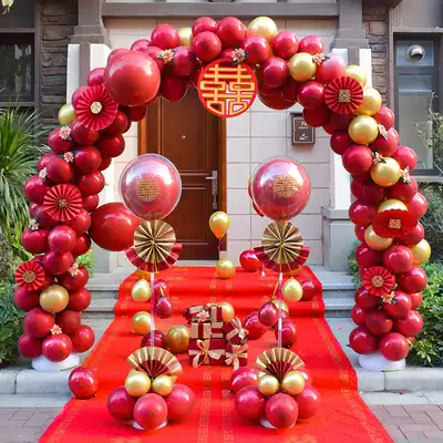 Wedding balloon arch bracket road lead wedding decoration opening scene layout creative wedding birthday romantic supplies