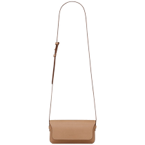 Chinese Valentines Day gift] YSL Yves Saint Laurent mens PARIS brown gold vegetable tanned leather sunglasses case