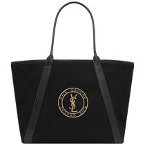 YSL Saint Laurent mens RIVE GAUCHE canvas tote bag handbag