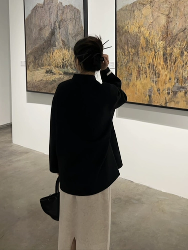 Комплект, осенняя ретро юбка, китайский стиль, изысканный стиль