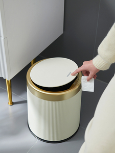 Trash Can For Home 2025 New Arrival Living Room and Kitchen Toilet Large Capacity Good-looking Accessible Luxury Press w