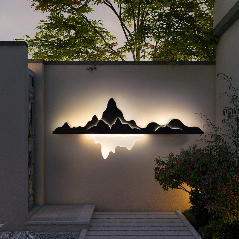 Outdoor garden lights outdoor landscape yard decorative lighting garden lights Chinese villa gate outdoor wall lights