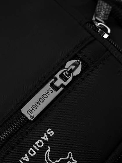 萨奇袋鼠斜挎包男款外出便携包2025新款时尚多功能通勤单肩公文包