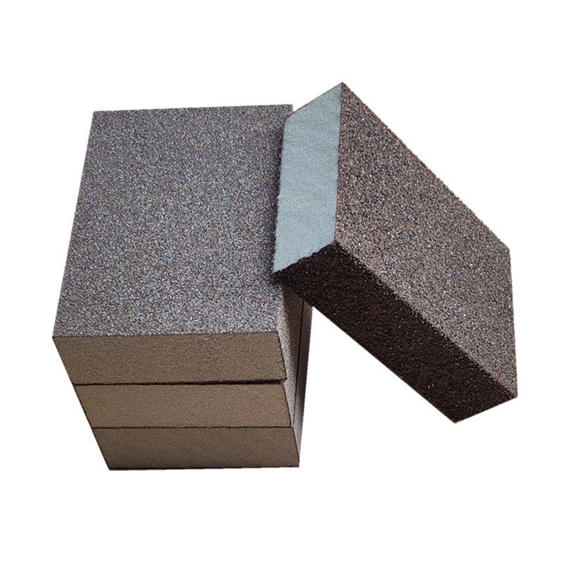 Sponge sand block wall negative corner grinding sponge block grinding tool woodworking furniture dry grinding wet sanding paper brick grinding block