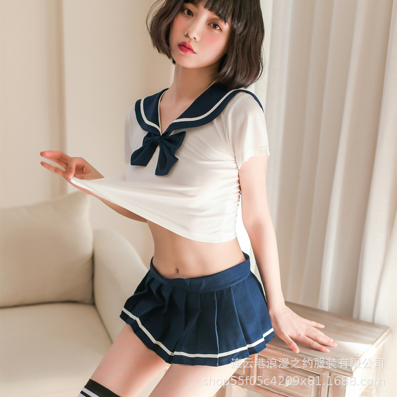 Sexy Sailor Costume Anecdote Underwear for women Qing pure JK Uniform Perspectives Soft Sister Cute Suit