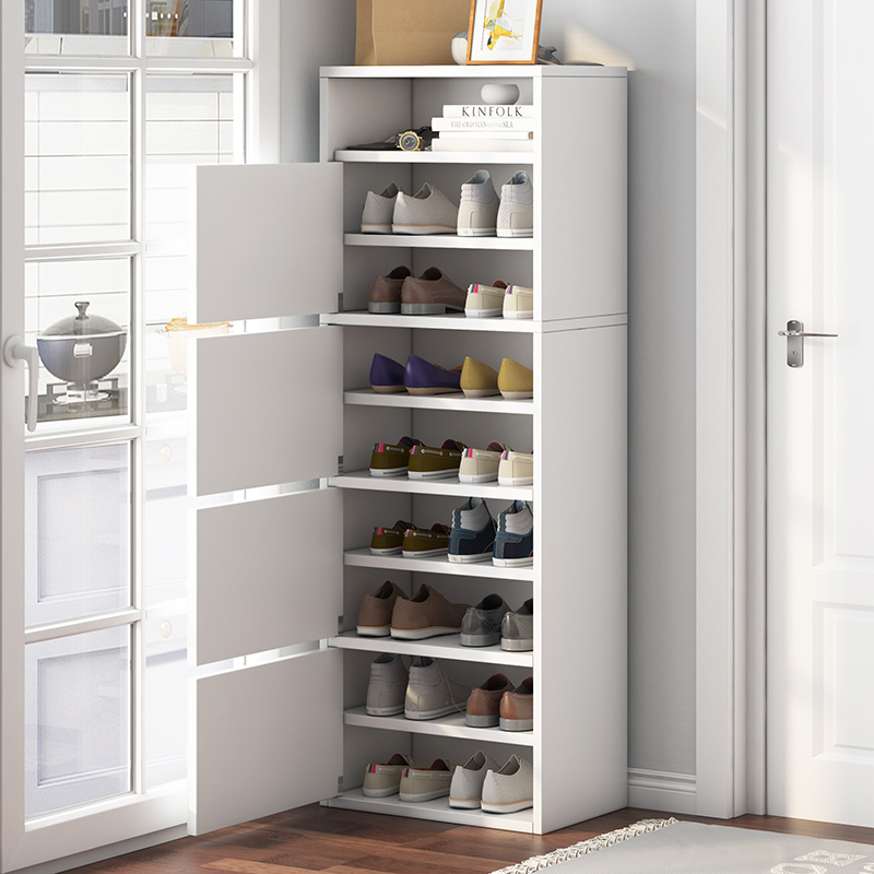 Shoe cabinet home small narrow door outside large capacity simple multi-layer high vertical indoor good-looking dust-proof storage shoe shelf