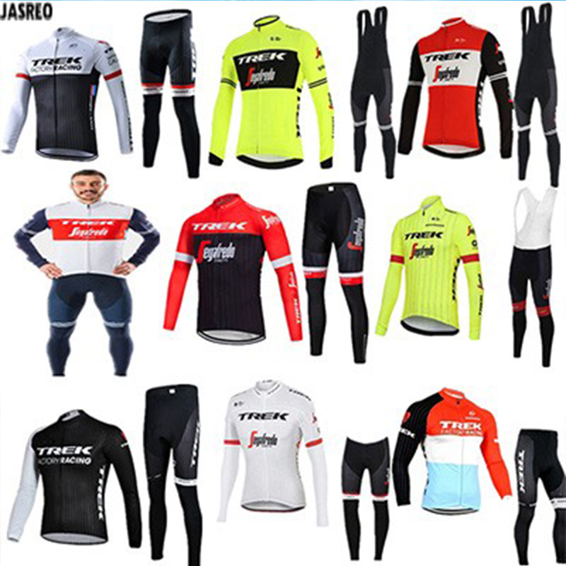 TREK TREK Track men and women Spring and summer long sleeve cycling suit mountain highway cycling team edition larger