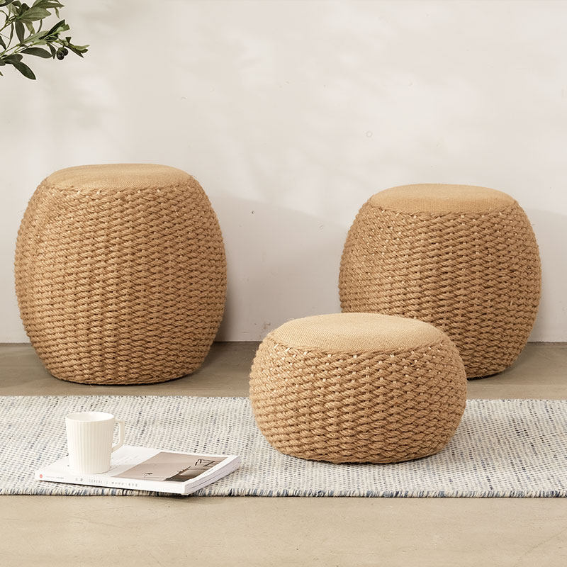 Tatami thick futon home living room sofa stool balcony small stool floor sitting pier round stool floor pier tea stool Japanese style