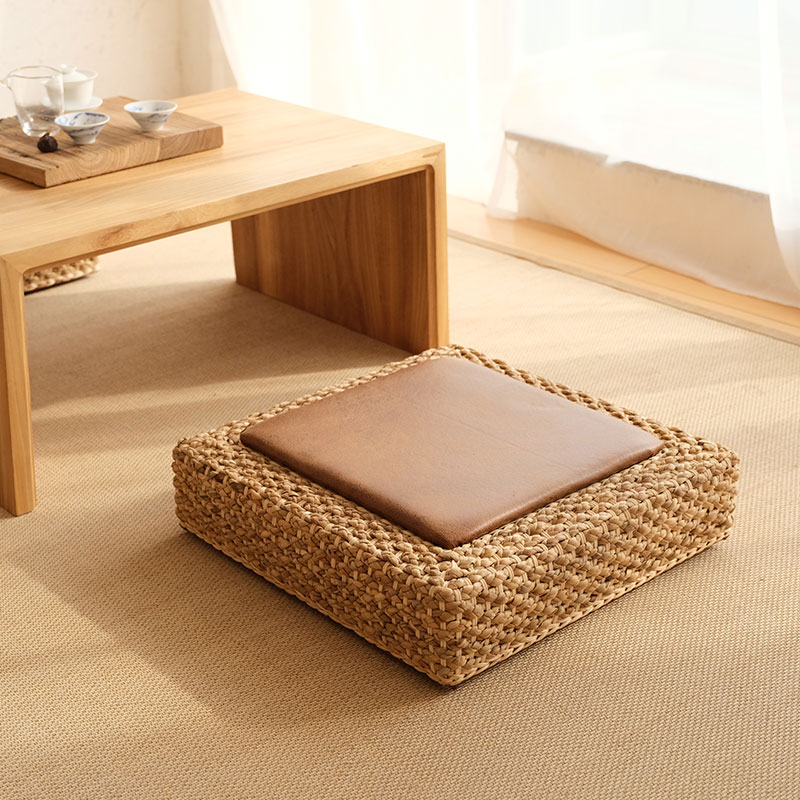 Tea room tea table futon tatami cushion balcony bay window futon home ground pier Japanese-style pier floor