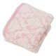 Розовое банное полотенце