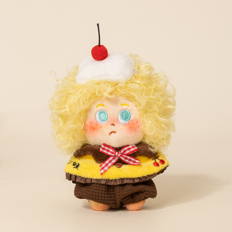 Cute Yellow Plush Doll with Afro Hair, Stuffed Toy, Bag Pendant, Keychain, Birthday Gift, Doll for Girls Cute Yellow Plush Doll with Afro Hair, Stuffed Toy, Bag Pendant, Keychain, Birthday Gift, Doll for Girls