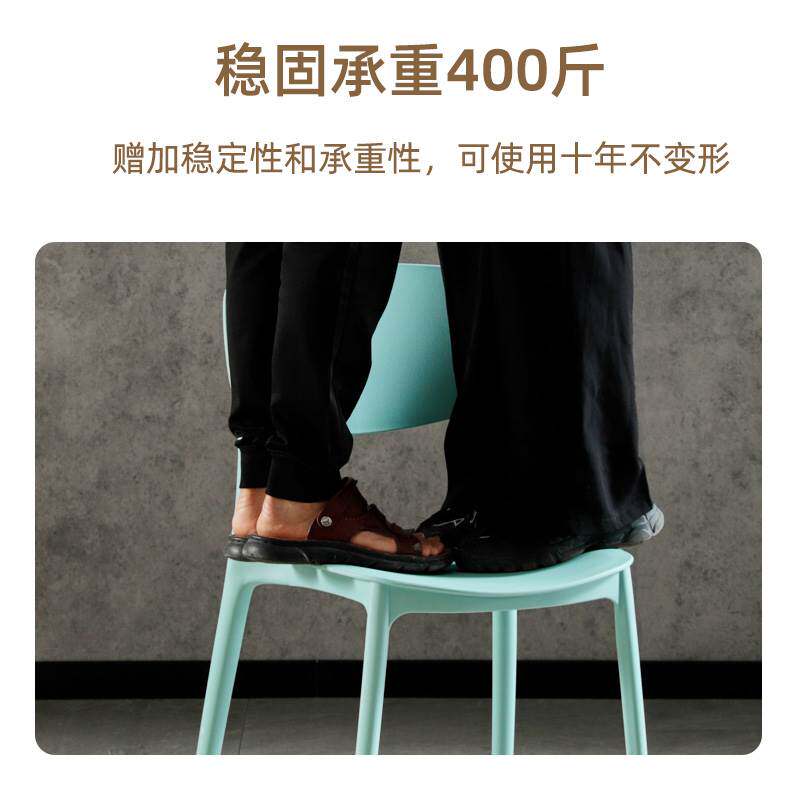 Nordic Plastic Stools Modern Minima Home Leaning Back Chair Dining Chair Training Makeup Chairs Stackable Dressers Chairs-Taobao