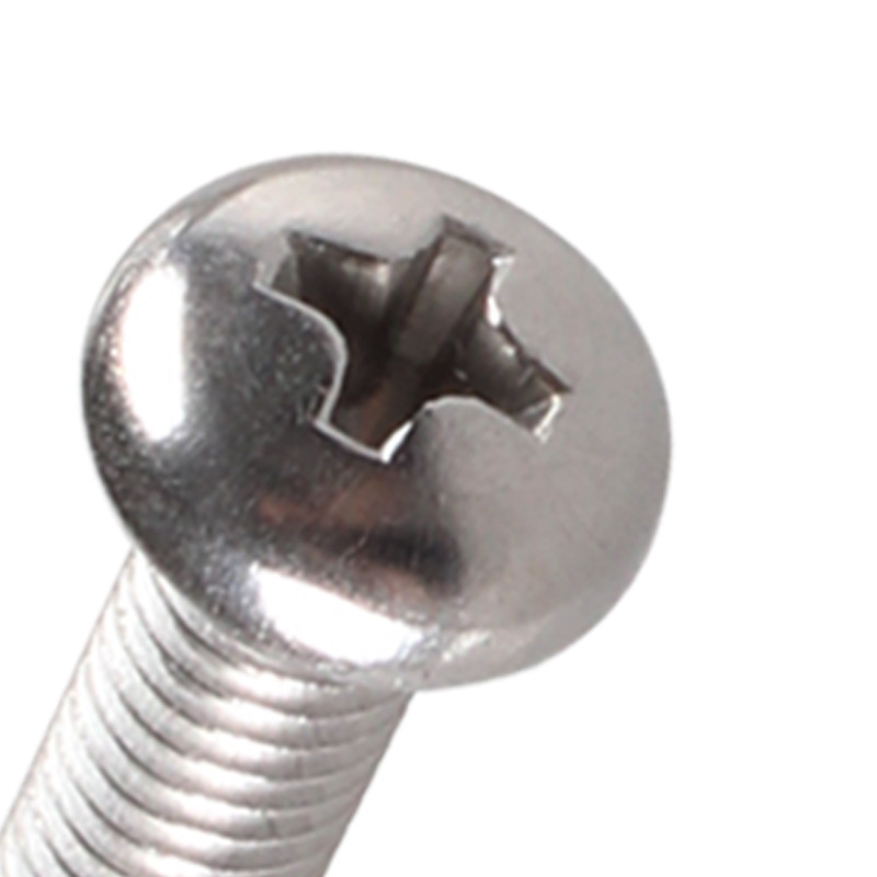 304 stainless steel round head cross machine screw disc head screw M8 * 10 12 12 16 16 18 22 22 GB818