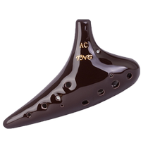 TNG Ocarina 12 hole ac key for beginners to learn classical smoked ocarina professional playing twelve hole ocarina alto c key