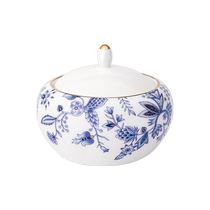 Noritake BLUE SORRENTINO bone china sugar bowl milk cup pastoral style afternoon tea tea set